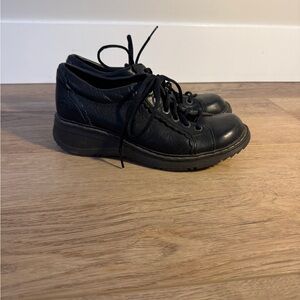 Black Dr. Martens oxfords